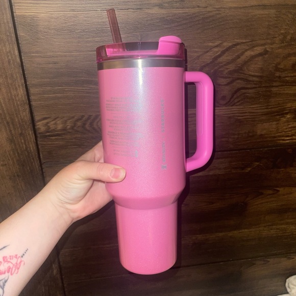 NEW Target Stanley x Starbucks Exclusive 2024 Pink 40oz Tumbler - Picture 1 of 1